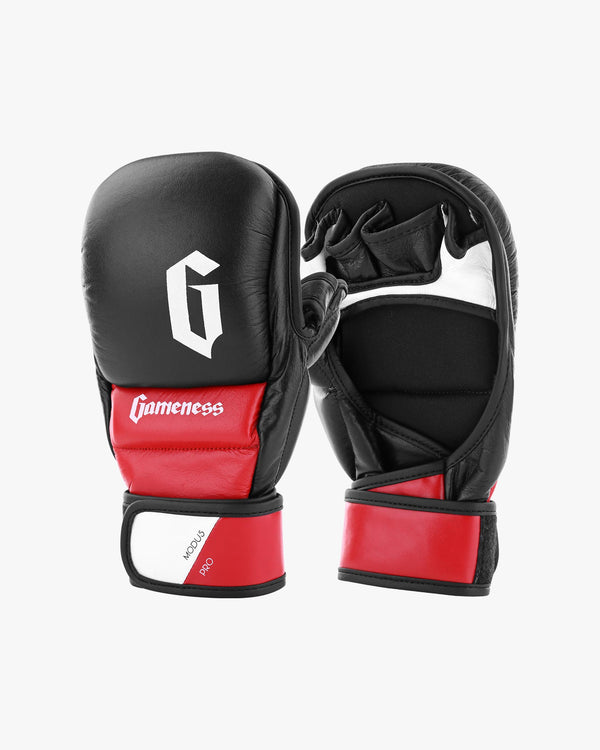 Modus Open Palm Gloves Black White Red (7133334143130)