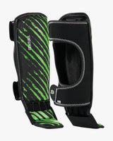 Brave Youth Shin Instep Guards Youth Sm Med Black Green (5940964196506)