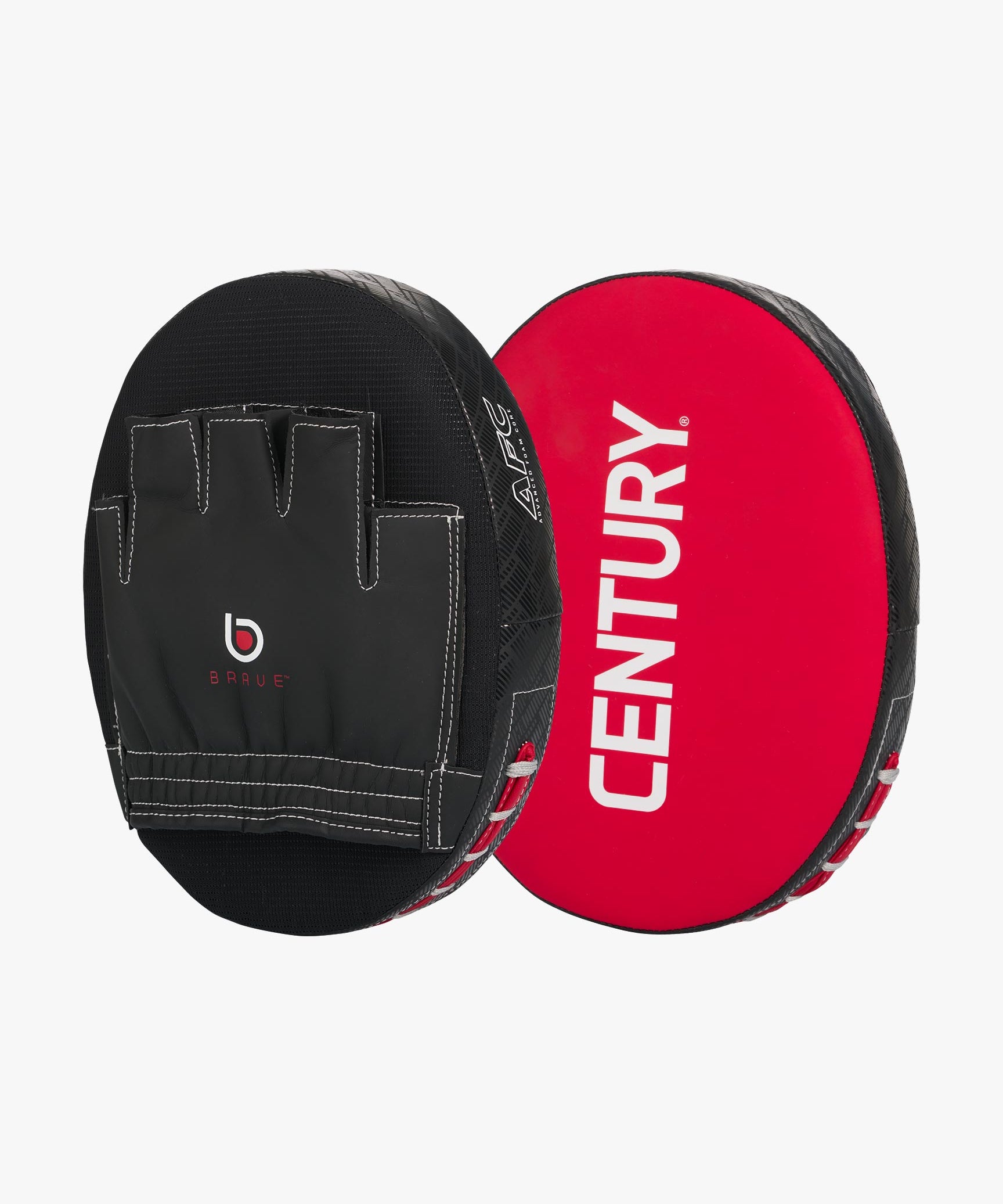 Brave Punch Mitt Pair Red Black