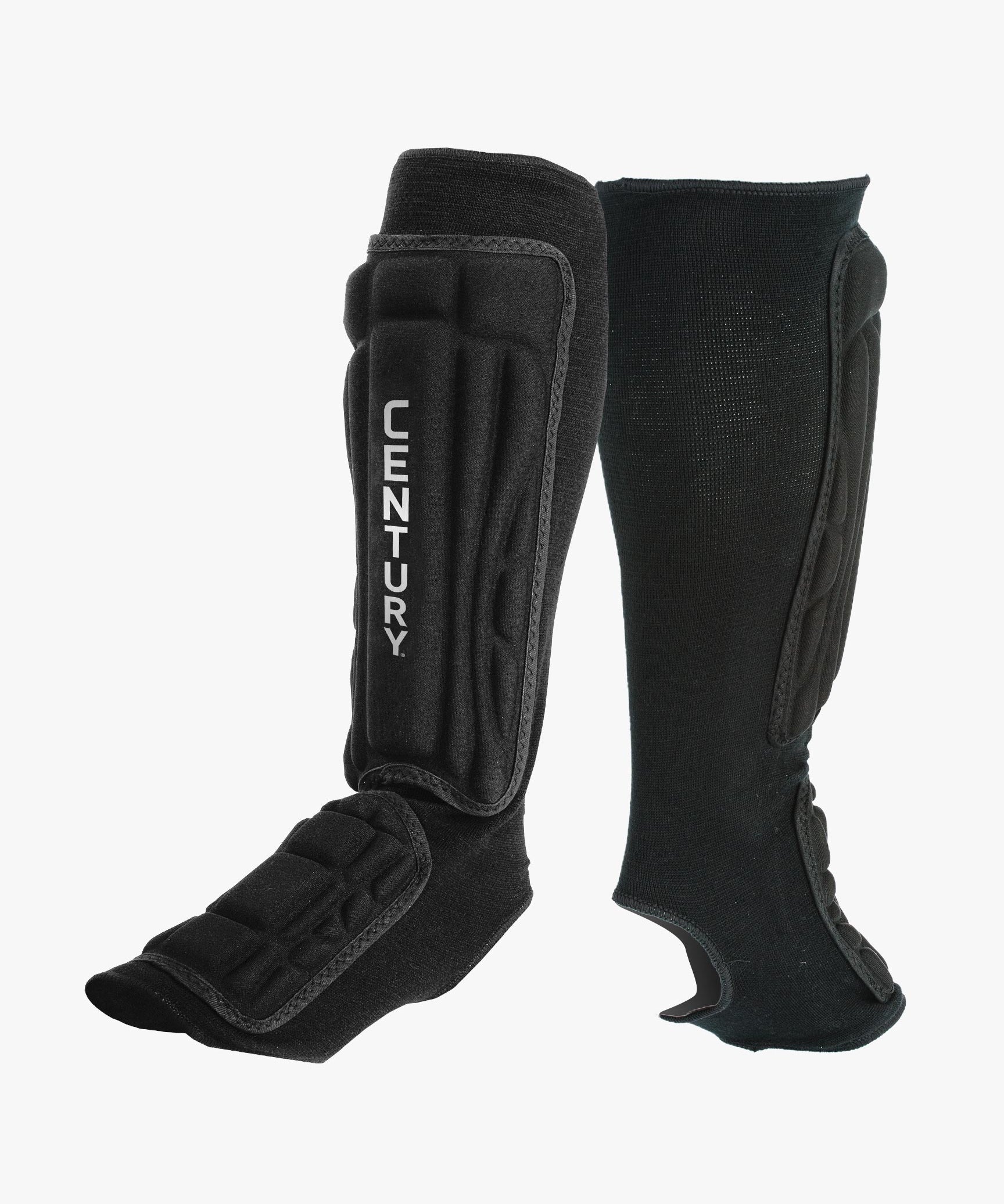 Martial Armor Shin Instep Guards Black