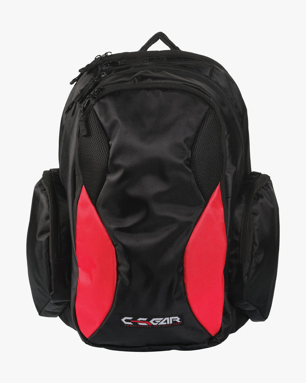 C-Gear Backpack Black Red (6076064399514)
